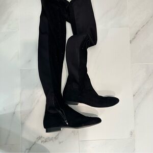 Black Over-the-Knee Women's Boots